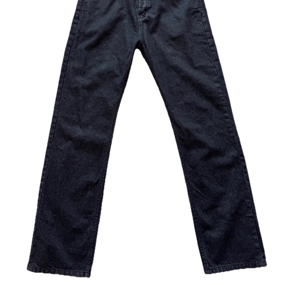 Levis 501 Original Fit Button Fly Straight Leg Denim Black Jeans Men 38x32 - Picture 1 of 7